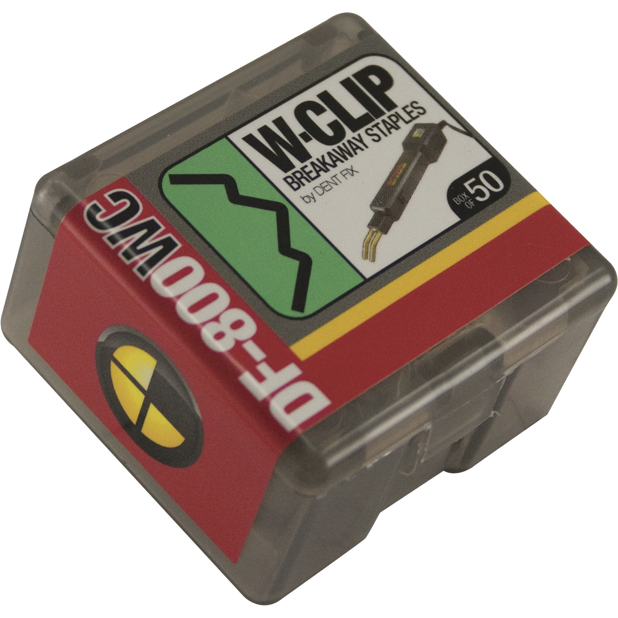 Dent Fix W-Clip Breakaway StapleClips, 50-Pack, Stainless Steel, Model# DF800WC/50